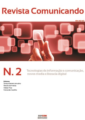 					Ver Vol. 2 N.º 1 (2013): Tecnologias da informação, novos media e literacia digital
				